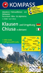 Carta escursionistica n. 059. Chiusa e dintorni-Klausen und Umgebung 1:25.000 art vari a