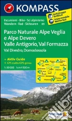 Carta escursionistica n. 89. Domodossola. Adatto a GPS. Digital map. DVD-ROM art vari a
