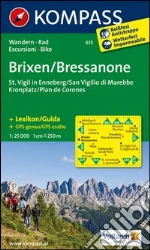 Carta escursionistica n. 615. Bressanone, S. Virgilio-Brixen, St. Vigil 1.25:000. Adatto a GPS. Digital map. DVD-ROM art vari a