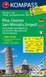 Carta escursionistica n. 2457. Pisa, Livorno, San Miniato, Empoli art vari a