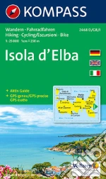 Carta escursionistica n. 2468. Isola d'Elba 1:25.000. Ediz. multilingue art vari a