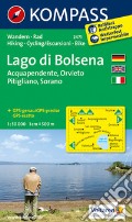 Carta escursionistica n. 2471. Lago di Bolsena 1:50.000 art vari a