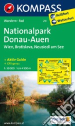 Carta escursionistica n. 211. Nationalpark Donau-Auen, Wien, Bratislava, Neusiedl am See 1:50.000 articolo cartoleria