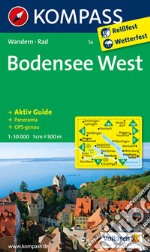 Carta escursionistica n. 1a. Bodensee West 1:50.000