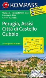 Carta escursionistica n. 2464. Perugia, Assisi, Città di Castello, Gubbio 1:50.000 articolo cartoleria