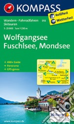 Carta escursionistica n. 018. Wolfgangsee, Fuschlsee, Mondsee 1:25 000 articolo cartoleria