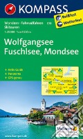 Carta escursionistica n. 018. Wolfgangsee, Fuschlsee, Mondsee 1:25 000 art vari a
