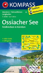 Carta escursionistica n. 62. Ossiacher See, Feldkirchen in Kärnten 1:25.000 articolo cartoleria