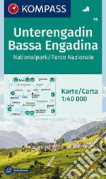 Carta escursionistica n. 98. Unterngadin-Bassa Engadina 1:40.000 articolo cartoleria