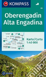 Carta escursionistica n. 99. Oberengardin-Alta Engadina 1:40.000 articolo cartoleria