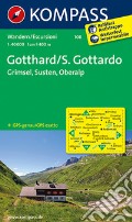 Carta escursionistica n. 108. Gotthard-S. Gottardo, Grimsel, Susten, Oberalp 1:40.000 art vari a
