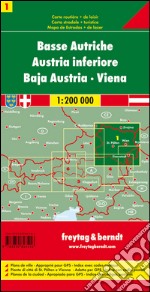 Austria bassa Vienna 1:200.000 articolo cartoleria