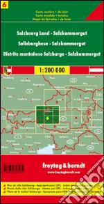 Land Salzburg Salzkammergut 1:200.000 articolo cartoleria