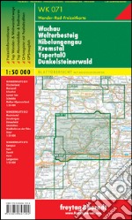 Wachau, Welterbesteig, Nibelungengau, Kremstal, Yspertal, Dunkelsteinerwald 1:50.000 articolo cartoleria