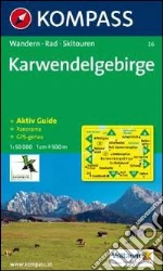 Carta escursionistica n. 26. Austria. Tirolo... Karwendelgebirge 1:50.000. Con carta panoramica. Adatto a GPS. DVD-ROM digital map. Ediz. bilingue art vari a
