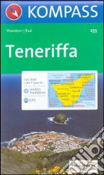 Carta escursionistica n. 233. Spagna. Isole Canarie. Teneriffa 1:50.000. Adatto a GPS. Digital map. DVD-ROM art vari a