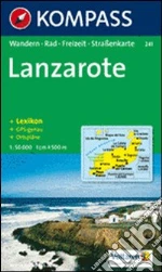 Carta escursionistica n. 241. Spagna. Isole Canarie. Lanzarote 1:50.000. Adatto a GPS. Digital map. DVD-ROM art vari a
