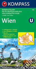 Pianta della città n. 433. Vienna-Wien 1:15.000. Ediz. media articolo cartoleria