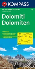Carta stradale e panoramica n. 364. Dolomiti-Dolomiten 1:50.000. Ediz. bilingue art vari a