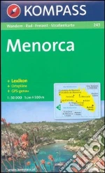 Carta escursionistica n. 243. Spagna. Baleari. Menorca 1:50.000. Adatto a GPS. Digital map. DVD-ROM art vari a