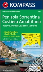 Carta escursionistica n. 682. Golfo di Napoli. Penisola sorrentina 1:50.000 art vari a