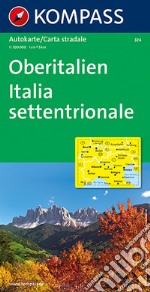 Carta stradale n. 324. Italia settentrionale-Oberitalien 1:500.000. Ediz. bilingue articolo cartoleria
