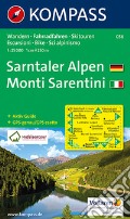 Carta escursionistica n. 056. Monti Sarentini-Sarntaler Alpen 1:25.000 art vari a