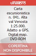 Carta escursionistica n. 041. Alta val Venosta 1:25.000. Adatto a GPS. Digital map. DVD-ROM art vari a
