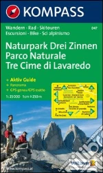 Carta escursionistica n. 047. Tre cime di Lavaredo 1:25.000. Adatto a GPS. Digital map. DVD-ROM art vari a