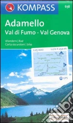 Carta escursionistica n. 638. Trentino, Veneto. Adamello, val di Fumo, val Genova 1:25.000. Adatto a GPS. Digital map. DVD-ROM art vari a
