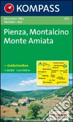 Carta escursionistica n. 653. Toscana, Umbria, Abruzzi. Pienza, Montalcino, Monte Amiata 1:50.000 art vari a