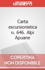 Carta escursionistica n. 646. Alpi Apuane art vari a