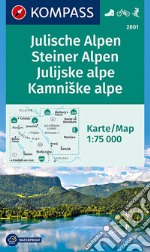 Carta escursionistica n. 2801. Julische Alpen, Julijske alpe-Steiner alpen, Kamniske alpe 1:75.000 articolo cartoleria