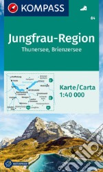 Carta escursionistica n. 84 Jungfrau-Region, Thunersee, Brienzersee 1:40.000 articolo cartoleria