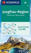 Carta escursionistica n. 84 Jungfrau-Region, Thunersee, Brienzersee 1:40.000 art vari a