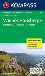 Carta escursionistica n. 210. Wiener Hausberge, Pielachtal, Traisental, St. Pölten 1:50.000 (set di 2 carte) articolo cartoleria