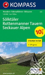 Carta escursionistica n. 223. Sölktäler, Rottenmanner Tauern, Seckauer Alpen 1:55 000 (set di 2 carte) articolo cartoleria