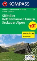 Carta escursionistica n. 223. Sölktäler, Rottenmanner Tauern, Seckauer Alpen 1:55 000 (set di 2 carte) art vari a
