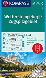 Carta escursionistica n. 5. Wettersteingebirge, Zugspitzgebiet 1:50.000