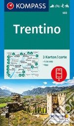 Carta escursionistica n. 683. Trentino 1:50.000 (set di 3 carte) articolo cartoleria