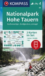 Carta escursionistica n. 50. Nationalpark Hohe Tauern 1:50.000 (set di 3 carte) articolo cartoleria
