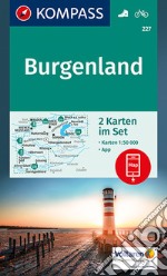 Carta escursionistica n. 227. Burgenland 1:50.000 (set di 2 carte) articolo cartoleria