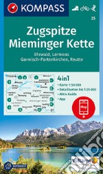 Carta escursionistica n. 25. Zugspitze, Mieminger Kette 1:50.000 articolo cartoleria