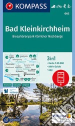 Carta escursionistica n. 063. Bad Kleinkirchheim, Nockberge 1:25.000. Ediz. italiana, tedesca e inglese articolo cartoleria