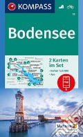 Carta escursionistica n. 11. Bodensee 1:35.000 (set di 2 carte). Con App art vari a