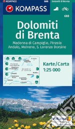 Carta escursionistica n. 688. Gruppo di Brenta, Madonna di Campiglio 1:25.000 articolo cartoleria