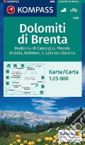 Carta escursionistica n. 688. Gruppo di Brenta, Madonna di Campiglio 1:25.000 art vari a