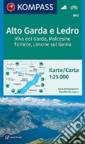 Carta escursionistica n. 690 - Alto Garda e Ledro, Riva del Garda, Malcesine, Torbole, Limone sul Garda 1:25.000 art vari a