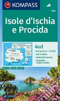 Carta escursionistica n. 680. Isole d'Ischia e Procida 1:15.000. Ediz. italiana, tedesca e inglese art vari a