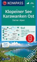 Carta escursionistica n. 65. Klopeiner See, Karawanken Ost, Steiner Alpen 1:50.000 art vari a